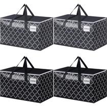 Bolsas de mudança Epictotes Extra Large 100L, pacote com 4 unidades, pretas e cinza