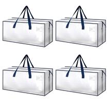 Bolsas de mudança HealSmart Extra Large 95L, pacote com 4 zíperes transparentes