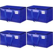 Bolsas de mudança HomeHacks Heavy Duty 93L, pacote com 4, azuis