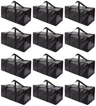 Bolsas de mudança PANDA JOYS Extra Large 86L, pacote com 12 unidades, pretas