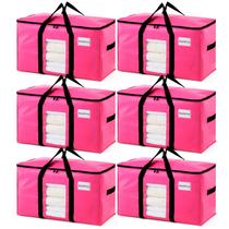 Bolsas de mudança TAILI, pacote com 6 unidades, rosa, extra grandes, com janela visível