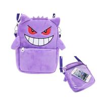 Bolsas De Ombro De Pelúcia Kawaii Anime Pokémon: Gengar, Lucario, Mimikyu, Snorlax, Psyduck, Rowlet,