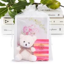 Bolsas de Organza ANZNKU Paquete de 100 Blancas 20x30 cm para Joyería y Dulces Bolsas de Organza ANZNKU Paquete de 100 Blancas 20x30 cm para Joyería y Dulces