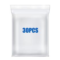 Bolsas de poliéster Macoota 14 x 18 cm Clear Zip Seal Lock (pacote com 30)
