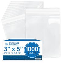 Bolsas de poliéster para violoncelo Spartan Industrial 3 x 5 polegadas (1000 unidades)