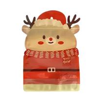 Bolsas De Presente De Natal 10 Peças Para Doces, Chocolates, Biscoitos, Nougats E Decoração De Bolsas De Presente De Natal 10 Peças Para Doces, Chocolates, Biscoitos, Nougats E Decoração De