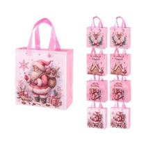 Bolsas De Presente De Natal Papai Noel E Boneco De Neve 4 Peças Sacolas Não Tecidas Com Alças Bolsas De Presente De Natal Papai Noel E Boneco De Neve 4 Peças Sacolas Não Tecidas Com Alças