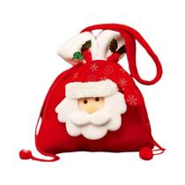 Bolsas De Presente De Natal Para Crianças, Sacolas De Doces Em Forma De Urso E Boneco De Neve,
