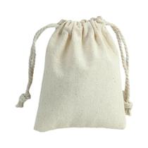 Bolsas De Presente Em Lona De Algodão Natural E Juta, 10 Peças, Organizador De Joias, Colares,