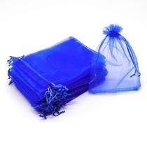 Bolsas de Regalo Bezall 50 piezas Azul Real Organza 13x18 cm
