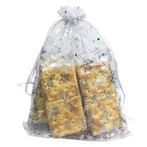 Bolsas de Regalo de Organza ANSLEY SHOP 17x23 cm Copo de Nieve Blanco 100 unidades Bolsas de Regalo de Organza ANSLEY SHOP 17x23 cm Copo de Nieve Blanco 100 unidades