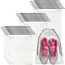Bolsas de sapatos Irrmshr Transparent Travel 50 unidades para homens e mulheres Bolsas de sapatos Irrmshr Transparent Travel 50 unidades para homens e mulheres