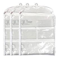 Bolsas de vestuário Dream Duffel Clear para trajes de dança, pacote com 3 Bolsas de vestuário Dream Duffel Clear para trajes de dança, pacote com 3