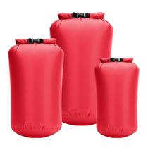Bolsas estanques ELAORY, kit com 3 unidades, 5 L, 10 L e 20 L, impermeáveis, vermelhas Bolsas estanques ELAORY, kit com 3 unidades, 5 L, 10 L e 20 L, impermeáveis, vermelhas