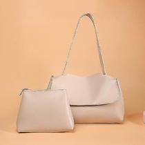 Bolsas femininas bolsas retro couro genuíno couro de vaca composto sacolas balde bolsa bege