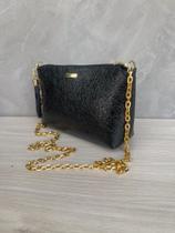 Bolsas Femininas festa Metalizada com Alça Transversal Corrente Lateral Ombro material sintético