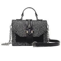 Bolsas femininas pu fire lantejoulas bolsa preta Bolsas femininas pu fire lantejoulas bolsa preta