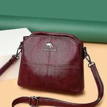 Bolsas femininas sacola cor sólida pu couro senhoras bolsas para mulheres bolsa de ombro pequena crossbody vermelho