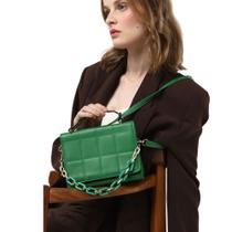 Bolsas Femininas Transversal Média Bordada com Alça de Mão de Corrente Star Shop