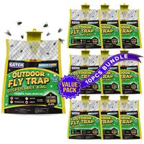 Bolsas Fly Trap GATCH Outdoor (pacote com 10) penduradas com isca