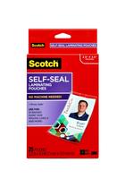 Bolsas laminadas, crachá de identificação autoselante escocês com clipes, 25x Bolsas laminadas, crachá de identificação autoselante escocês com clipes, 25x