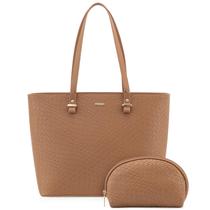 Bolsas LOVEVOOK, tecido de material vegano, conjunto de 2 peças para mulheres Bolsas LOVEVOOK, tecido de material vegano, conjunto de 2 peças para mulheres