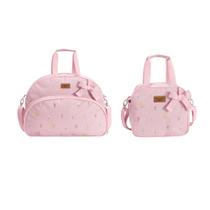 Bolsas Maternidade Luxo Floral Rosa Batistela Baby