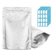 Bolsas Mylar TAGLUMO Half Pint 100 unidades com etiquetas 4 x 6 polegadas 250 mL