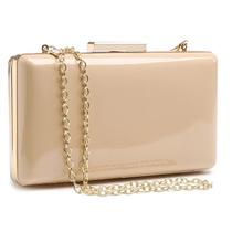 Bolsas noturnas Clutch Bags Dasein Formal Party Camel Patent