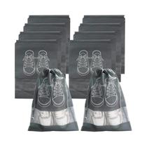 Bolsas Organizadoras De Armazenamento De Sapatos Impermeáveis Não Tecidas 10pcs Bolsa De Viagem