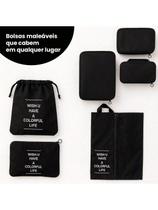 Bolsas Organizadoras para Roupas Sapatos e Acessórios de Viagem Laváveis
