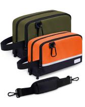 Bolsas para ferramentas Elviros Travel, kit com 2, pequenas, com zíper Bolsas para ferramentas Elviros Travel, kit com 2, pequenas, com zíper