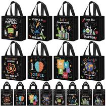 Bolsas para Fiestas Tema Ciencia Sanwuta 20x20x9 cm Negras 24 pcs