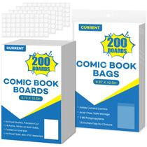Bolsas para quadrinhos YixangDD 200 unidades, livres de ácido, 17,5 x 27 cm Bolsas para quadrinhos YixangDD 200 unidades, livres de ácido, 17,5 x 27 cm
