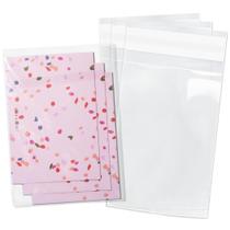 Bolsas para violoncelo Pack It Chic de 4 x 6 polegadas (pacote com 200) transparentes e resseláveis