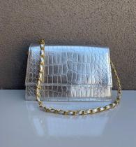 Bolsas Pequena Feminina Transversal Ombro Mão Alça Corrente