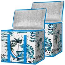 Bolsas Reutilizables Aisladas para Compras BALEINE 2 Paquetes Island Breeze