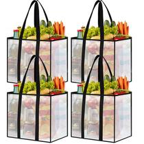 Bolsas reutilizáveis para compras SmartTrends 33 L, resistentes, kit com 4