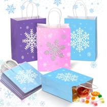 Bolsas Snowflake Party Favors Paper Cindeer Kraft, 21 unidades Bolsas Snowflake Party Favors Paper Cindeer Kraft, 21 unidades