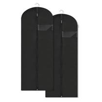 Bolsas sociais LXLOVESM para vestidos longos, 152x61 cm, pacote com 2 (pretas)