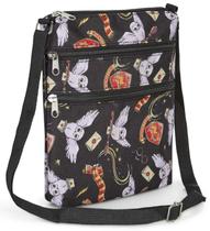 Bolsas tiracolo para mulheres, Harry Potter, Hogwarts Gryffindor, bolsa de estilingue pequena oficialmente licenciada, bolsa de ombro, bolsa de ombro, bolsa de viagem para passaporte, fãs do Mundo Mágico, adultos e adolescentes