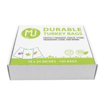 Bolsas Turkey MJ Nylon, seguras para forno, 14 g, pacote com 100, 45 x 60 cm Bolsas Turkey MJ Nylon, seguras para forno, 14 g, pacote com 100, 45 x 60 cm