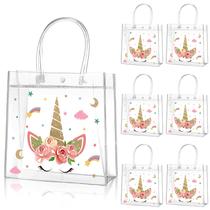 Bolsas Unicorn Clear Favor Aliceset, 20 unidades para festa de aniversário Bolsas Unicorn Clear Favor Aliceset, 20 unidades para festa de aniversário