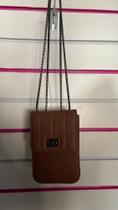 Bolsinha Bag Feminina marrom pequena com alça Bolsinha Bag Feminina marrom pequena com alça