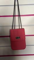 Bolsinha Bag Feminina rosa pequena com alça Bolsinha Bag Feminina rosa pequena com alça
