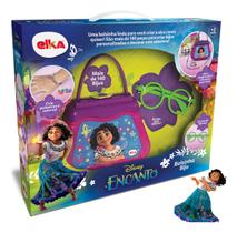 Bolsinha Biju Disney Encanto Brinquedo Kit 140 Peças Elka Bolsinha Biju Disney Encanto Brinquedo Kit 140 Peças Elka