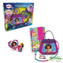 Bolsinha Biju Infantil Encanto 140 Peças Óculos Maribel Elka