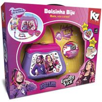 Bolsinha Bijuteria com Miçangas EMILLY VICK e Katlen 140 Peças