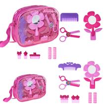Bolsinha c/ acessórios Para Meninas Salão De Beleza Infantil