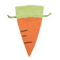 Bolsinha Cone Cenoura de Páscoa - 25x14cm - 1 unidade - Cromus - Rizzo